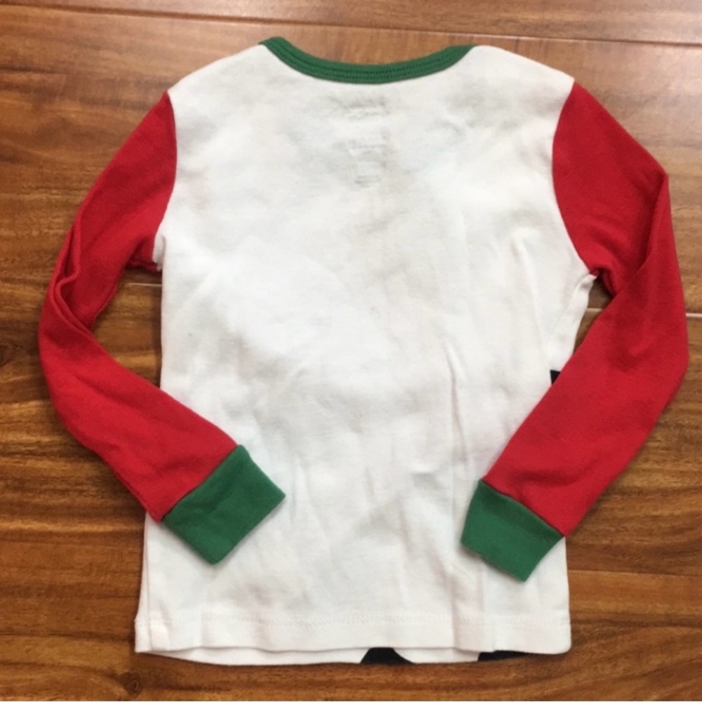 3/$25 Disney Little Boy Mickey Mouse Christmas Santa Long Sleeve PJ Top 18-24M - Picture 4 of 10